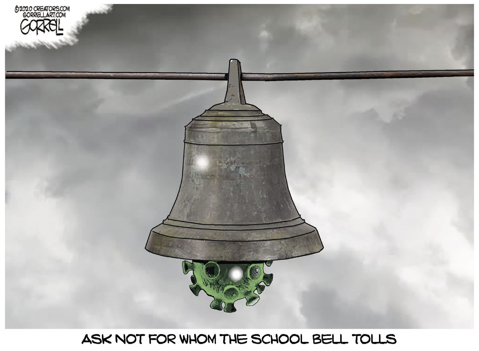 Bob Gorrell cartoon 8/7